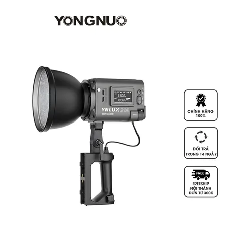 Đèn LED Chụp Ảnh, Quay Phim Yongnuo YNLUX200 Combo - 200W, Điều Chỉnh Nhiệt Độ Màu 2700K-6500K, 12 Hiệu Ứng Độc Đáo cho Studio và Livestream
