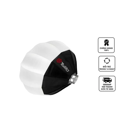 Softbox cầu Tolifo 65cm TLF65 - Phân tán ánh sáng tự nhiên, thiết bị quay phim và chụp ảnh chuyên nghiệp