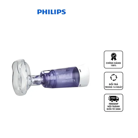 Buồng Đệm Có Mặt Nạ Philips Respironics OptiChamber Diamond - Thiết Bị Hỗ Trợ Hô Hấp Tiện Ích Cho Người Lớn Và Trẻ Em