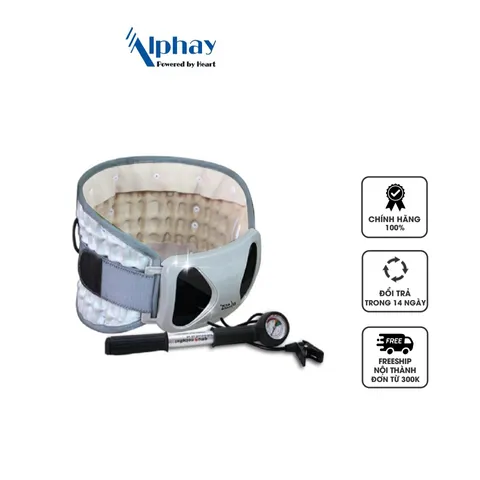 Đai Hơi Hỗ Trợ Kéo Giãn Cột Sống Lưng Alphay YGAH-3 - Giảm Đau Thoát Vị Đĩa Đệm, Hỗ Trợ Tư Thế Ngồi Làm Việc Ổn Định