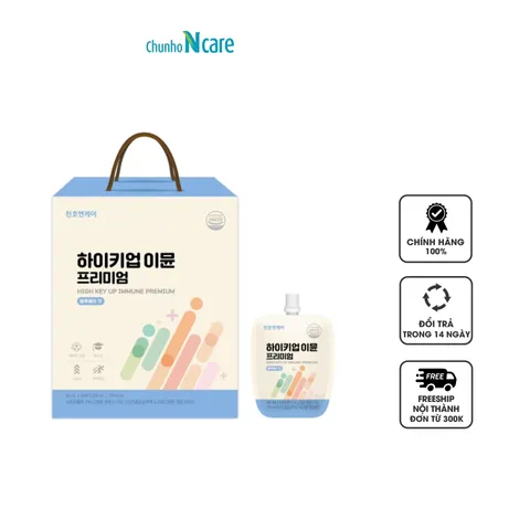 Nước Hồng Sâm Tăng Chiều Cao Chunho Ncare cho Trẻ 2-14 Tuổi - Bổ Sung Vitamin, Hỗ Trợ Khỏe Mạnh và Tăng Trưởng Chiều Cao