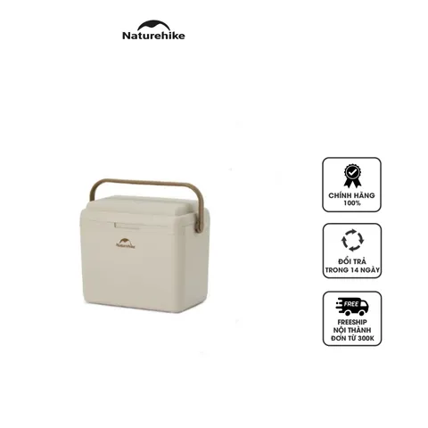 Thùng đá dã ngoại giữ lạnh 24h kháng khuẩn Naturehike CNK2300BS011 - Đổ nước dễ dàng, bảo quản thực phẩm an toàn cho chuyến cắm trại và hoạt động ngoài trời