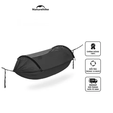 Võng Naturehike CNH22HJ001 Chống Lật & Muỗi cho 2 Người - Thiết Kế Đa Năng, Kích Thước Rộng, Chống Thấm Nước, Phụ Kiện Đầy Đủ