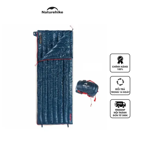 Túi Ngủ Cá Nhân Lông Vũ Siêu Nhẹ NatureHike NH17Y010-R - Túi Du Lịch Thoải Mái Cho Trekking, Đi Phượt, Dã Ngoại