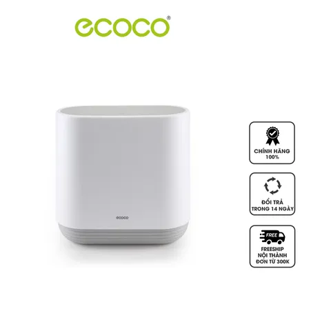 Thùng rác Ecoco E1906 10L - Thiết kế nhỏ gọn, chất liệu nhựa ABS cao cấp, phù hợp dùng cho nhà ở và văn phòng, dễ vệ sinh.