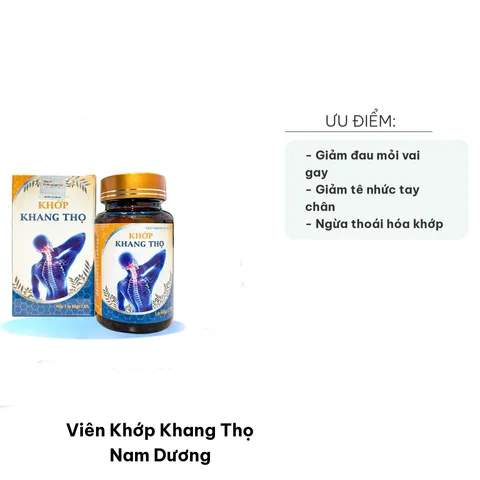 Viên Khớp Khang Thọ Nam Dương - Hỗ Trợ Xương Khớp Từ Thảo Mộc Tự Nhiên, Giảm Đau Nhức, Dễ Dùng, Hộp 40g