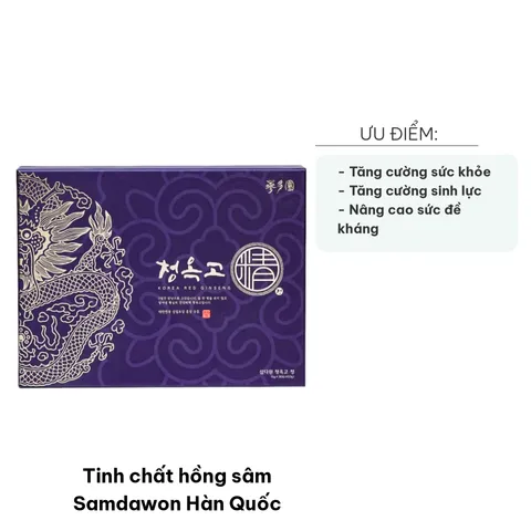 Tinh Chất Hồng Sâm Samdawon Hàn Quốc - Hỗ Trợ Tăng Cường Sức Khỏe, Sinh Lực, Hộp 30 Gói Thơm Ngon, Dễ Sử Dụng