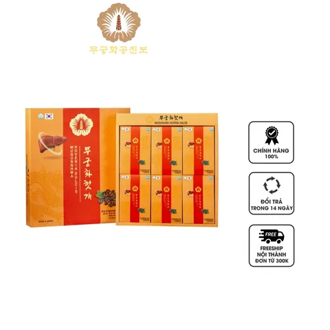 Nước Uống Bổ Gan Mugunghwa Hovenia Dulcis - Giải Độc, Thanh Nhiệt, Hỗ Trợ Sức Khỏe Gan, Tiện Dụng Mang Theo, 30 Gói x 70ml