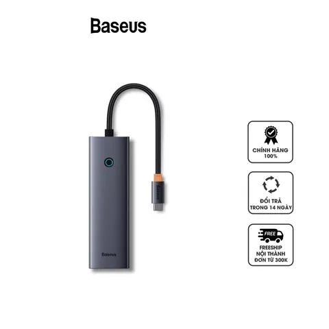 Hub Mở Rộng Đa Năng Baseus Flite Series 7in1 - Kết Nối USB, HDMI 4K, Ethernet, Thiết Bị Di Động - Thiết Kế Nhỏ Gọn, Dễ Dàng Sử Dụng