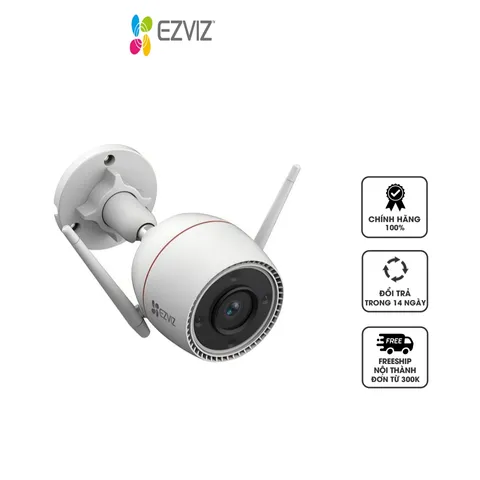 Camera WiFi Ezviz H3C 2K 3MP - Giám sát an ninh 24/7, Tầm nhìn ban đêm rõ nét, Phát hiện chuyển động AI, Đàm thoại hai chiều