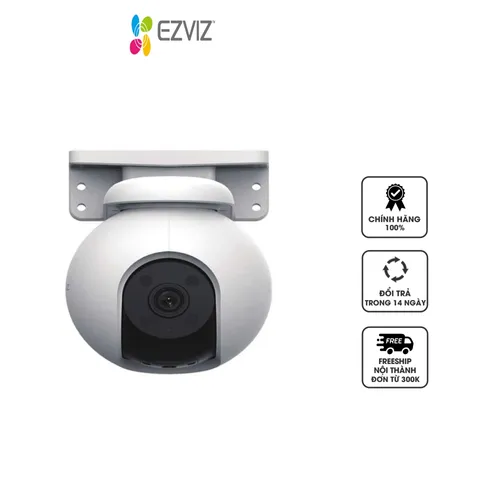 Camera WiFi 360 Độ 3K 5MP Ezviz H8 Pro - Camera Quan Sát Chống Trộm Tích Hợp Cảnh Báo Chuyển Động Siêu Sắc Nét