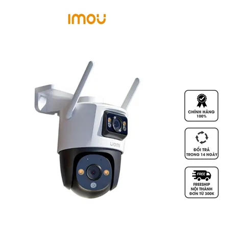 Camera WiFi Ngoài Trời 2 Ống Kính Imou Cruiser Dual 6MP - Giám Sát An Ninh Chất Lượng Cao, Tích Hợp Phát Hiện Chuyển Động, Đàm Thoại 2 Chiều