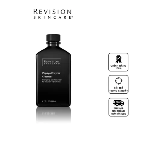 Sữa Rửa Mặt Dịu Nhẹ Revision Skincare Papaya Enzyme 198ml - Làm Sạch Da Dầu & Hỗ Trợ Cân Bằng Độ Ẩm, Chiết Xuất Đu Đủ