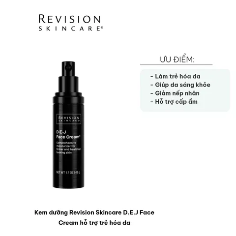 Kem Dưỡng Trắng Da Revision Skincare D.E.J Face Cream - Hỗ Trợ Trẻ Hóa Da, Giảm Nếp Nhăn, Dưỡng Ẩm Sáng Mịn 48g