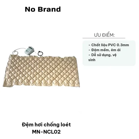 Đệm Hơi Chống Loét MN-NCL02 - Đệm PVC Cao Cấp Chống Tì Đè Cho Người Nằm Lâu Ngày, Êm Ái, Dễ Dàng Sử Dụng