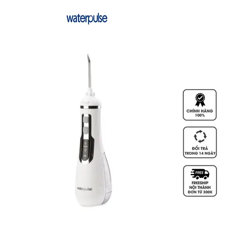 Máy Tăm Nước Cầm Tay Waterpulse V500 - 4 Đầu Vòi, Công Nghệ Áp Lực Cao, Chăm Sóc Răng Miệng Hiệu Quả, Dễ Dàng Mang Theo