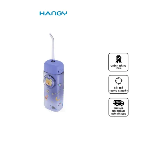 Máy Tăm Nước Mini Cho Trẻ Em HANGY XY-9 - Thiết Kế Đầu Xịt Nhỏ, 4 Đầu Phun, Dung Tích 130ml, 2 Chế Độ Vệ Sinh Răng Miệng