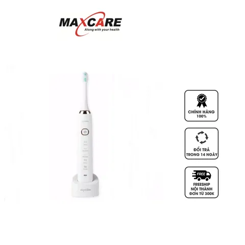 Bàn Chải Đánh Răng Điện Sonicare Maxcare S100 - Công Nghệ Sóng Âm Nhật Bản, 5 Chế Độ Làm Sạch, Sạc Không Dây, Đầu Chải Siêu Mềm
