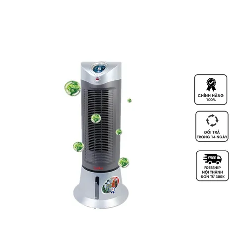 Quạt tháp hơi nước Saiko TFC-980PH - Quạt làm mát, cân bằng độ ẩm và lọc sạch không khí với điều khiển từ xa, 3 chế độ gió.