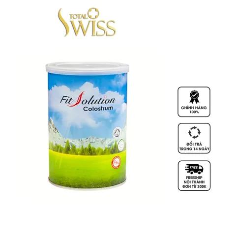 Sữa non Total Swiss Fit Solution Colostrum 500g - Hỗ trợ tăng đề kháng và phát triển chiều cao cho trẻ em và người lớn