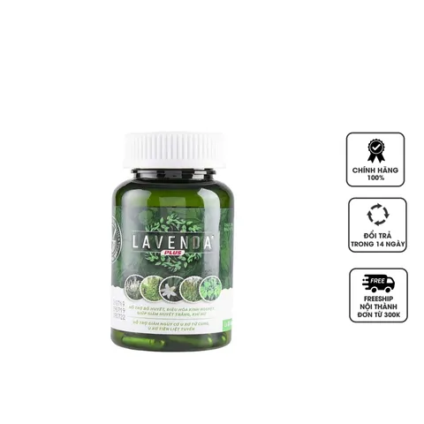 Viên Uống Lavenda Plus - Hỗ Trợ Điều Hòa Kinh Nguyệt, Cải Thiện Khí Hư & Huyết Trắng, Cân Bằng Nội Tiết Tố Nữ