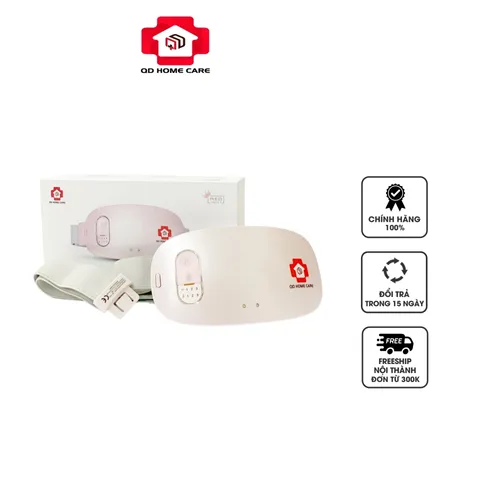 Đai Massage Giảm Đau Bụng Kinh QD Home Care - Công Nghệ Gia Nhiệt, 6 Chế Độ Rung, Pin 2000mAh, Thoải Mái và Hiệu Quả