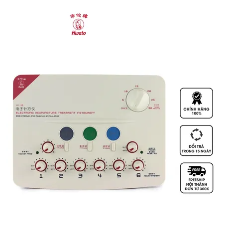Máy điện châm Hoa Đà Hwato SDZ II - Thiết bị châm cứu và massage xung điện, hỗ trợ giãn mạch, giảm đau hiệu quả, chăm sóc sức khỏe tại nhà.