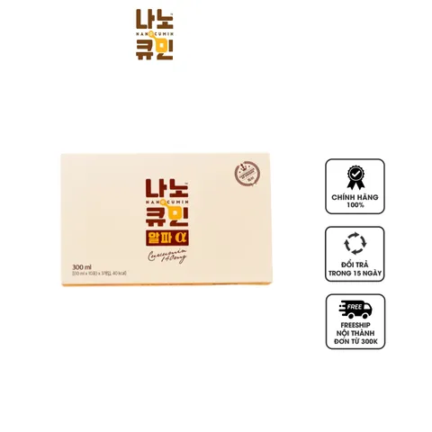 Tinh Chất Nghệ Nanocumin Alpha Hàn Quốc - Hỗ Trợ Làm Đẹp Da, Tăng Cường Sức Khỏe, Dễ Uống, Hộp 30 Gói