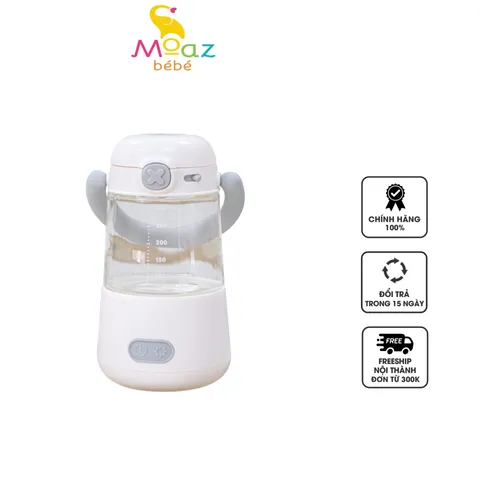 Máy Hâm Sữa Di Động Moaz Bebe MB-069 - Ủ Bình Sữa Không Dây, Thiết Kế Nhỏ Gọn, Nhiệt Độ Cài Đặt 37-50°C, Dung Lượng Pin Lớn