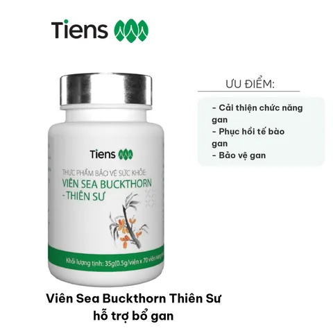 Viên Sea Buckthorn Thiên Sư - Hỗ Trợ Bổ Gan, Cải Thiện Chức Năng Gan, Bảo Vệ Sức Khỏe Gan 70 Viên