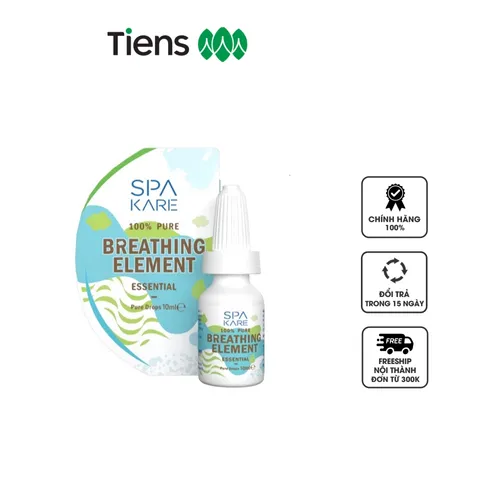 Tinh Dầu Spakare Breathing Element Tiens Thiên Sư - 10ml Dưỡng Da Tự Nhiên, Cấp Ẩm, Thư Giãn, Hỗ Trợ Giảm Căng Thẳng