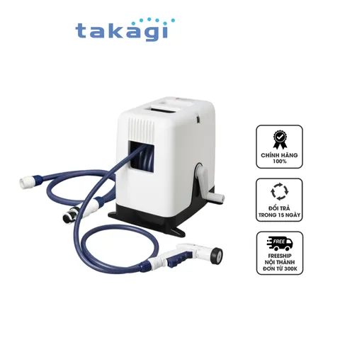 Bộ vòi tưới cây 20m Takagi Boxy Twister RC220TNB - Thiết bị tưới đa năng 4 chế độ phun hiệu quả cho làm vườn và cây cảnh