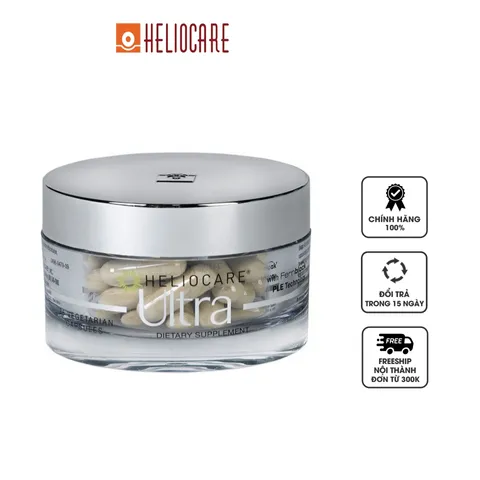 Viên Uống Chống Nắng Heliocare Ultra - Tăng Cường Chống Oxy Hóa, Bảo Vệ Da Khỏi Tia UV, Gluten Free, Vegan, 36 Viên