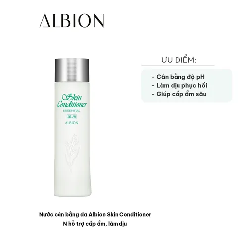 Nước Cân Bằng Da Albion Skin Conditioner N - Toner Cấp Ẩm Làm Dịu Da, Phục Hồi Da ửng Đỏ, Dưỡng Da Tự Nhiên 330ml