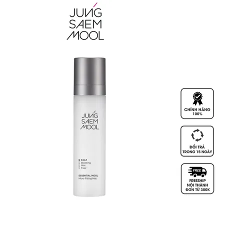 Xịt Khóa Nền Cấp Ẩm Jung Saem Mool 3in1 Micro Fitting Mist 120ml - Giữ Lớp Trang Điểm Bền Màu, Tươi Mát, Dễ Dàng Mang Theo