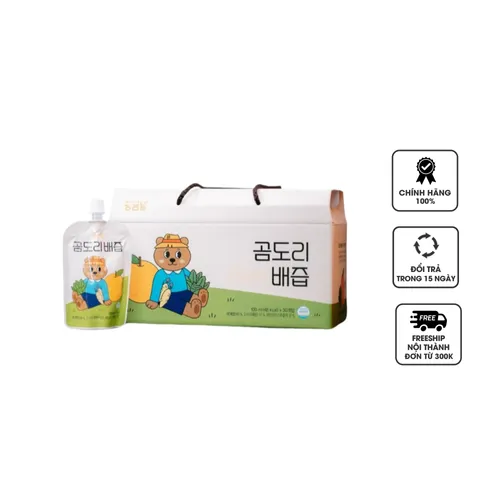 Nước Uống Dinh Dưỡng Lê Hoa Chuông Bear Pear Juice 100ml - Giúp Tăng Cường Sức Khỏe Hệ Hô Hấp cho Trẻ Em