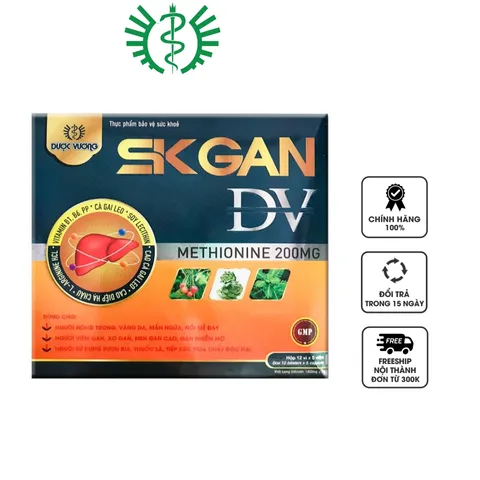 Viên uống bổ gan SK Gan DV - Hỗ trợ thanh nhiệt, giải độc và tăng cường chức năng gan - Sản phẩm sức khỏe tự nhiên