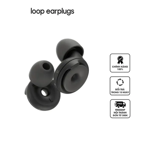 Nút Bịt Tai Giảm Tiếng Ồn Loop Earplugs Switch - Thoải Mái, Đa Chế Độ Âm Lượng, Kèm 4 Đầu Silicon - Sản Phẩm Chăm Sóc Sức Khỏe Chính Hãng