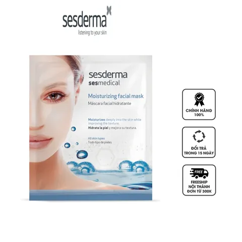 Mặt Nạ Dưỡng Ẩm Sesderma Ses-medical - Khôi Phục Độ Đàn Hồi, Làm Đều Màu Da, Cho Làn Da Mịn Màng, Dành Cho Da Khô Thoát Nước