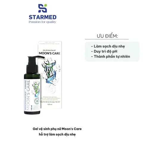 Gel Vệ Sinh Phụ Nữ Moon's Care 100ml - Chăm Sóc Sức Khỏe Phái Đẹp, Làm Sạch Dịu Nhẹ, Duy Trì Độ pH Cân Bằng, Cảm Giác Tươi Mát
