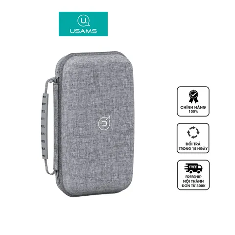 Túi Đựng Phụ Kiện Đa Năng USAMS ZB290 - Túi Lưu Trữ Di Động, Thiết Kế Gọn Nhẹ, Chống Trầy Xước Dành Cho Thiết Bị Kỹ Thuật Số