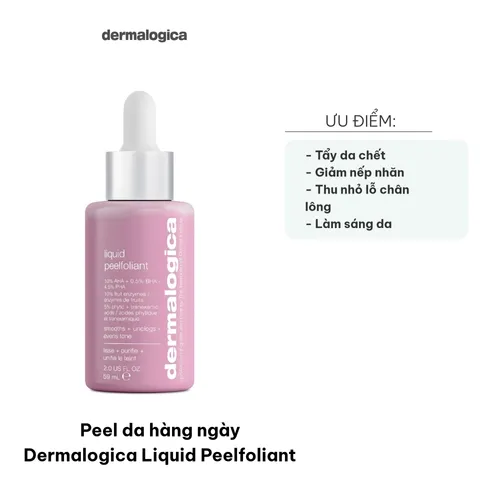 Peel Da Hàng Ngày Dermalogica Liquid Peelfoliant - Chăm Sóc Da Chất lượng Cao, Giúp Làn Da Sáng Khỏe, Giảm Nếp Nhăn, Lỗ Chân Lông Nhỏ Hơn