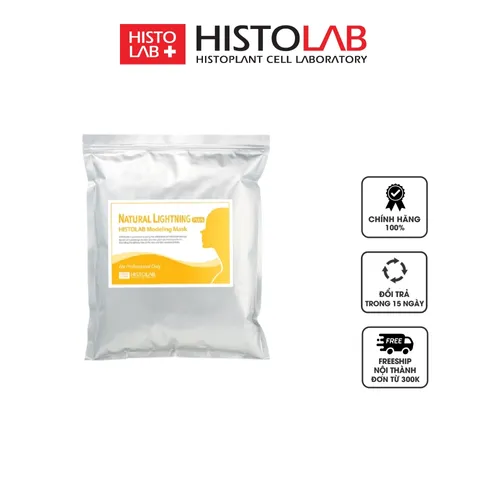 Mặt Nạ Bột Dẻo Histolab Natural Lightening Plus - Hỗ Trợ Trắng Da và Dưỡng Ẩm Chiết Xuất Cam Thảo, 1000g