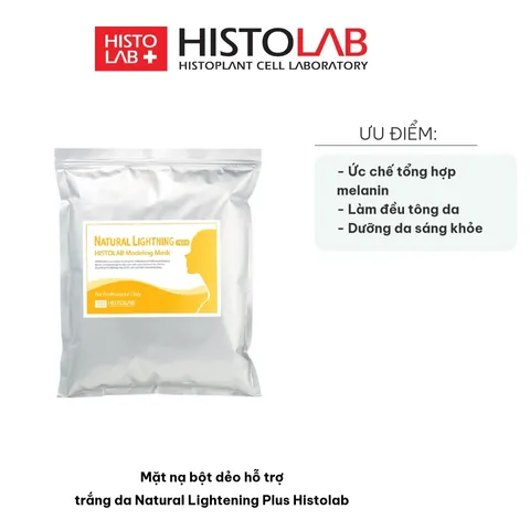 Mặt Nạ Bột Dẻo Histolab Natural Lightening Plus - Hỗ Trợ Trắng Da và Dưỡng Ẩm Chiết Xuất Cam Thảo, 1000g