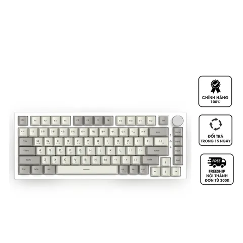 Bàn Phím Cơ Từ Tính Attack Shark K85 RGB - Switch Tùy Chỉnh Lực Ấn, Hotswap Dành Cho Game Thủ, Đèn LED RGB Sắc Màu