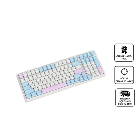 Bàn Phím Cơ Không Dây K96BT Hotswap Red Switch - Thiết Kế Chuẩn, Phản Hồi Nhanh Chóng, Phù Hợp Game và Văn Phòng