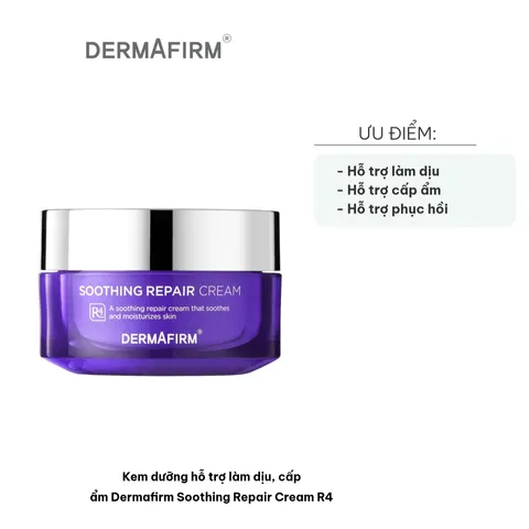 Kem Dưỡng Ẩm Hỗ Trợ Làm Dịu Da Dermafirm Soothing Repair Cream R4 - 50ml - Phù Hợp Cho Da Nhạy Cảm, Cấp Ẩm Dồi Dào