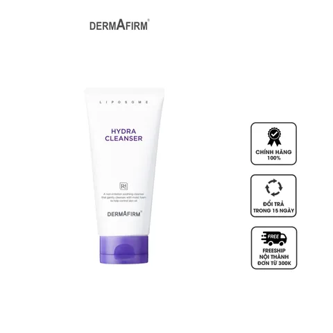 Sữa Rửa Mặt Dịu Nhẹ Dermafirm Hydra Cleanser R4 Perilla Purple - Làm Sạch Sâu Cho Da Nhạy Cảm, Phù Hợp Với Độ pH 5.5-5.9