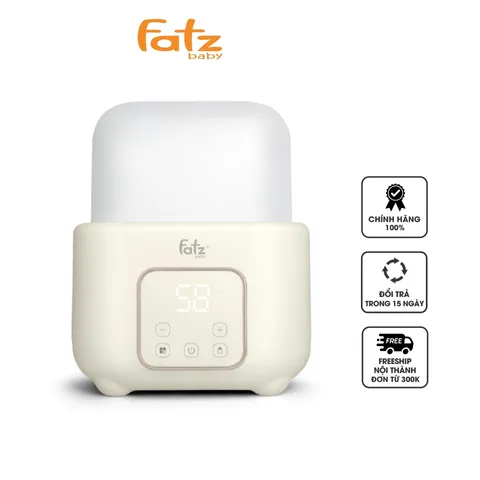 Máy Hâm Sữa và Tiệt Trùng 2 Bình FATZBABY Duo 10 FB3211BK - Nhiệt Độ Chính Xác 37-85°C, 4 Chức Năng Tiện Lợi cho Mẹ và Bé