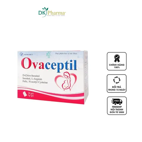 Viên Uống Ovaceptil Tăng Cường Sức Khỏe Sinh Sản Phụ Nữ - Bổ Sung Inositol, Vitamin và Khoáng Chất Thiết Yếu, Hỗ Trợ Chuẩn Bị Mang Thai